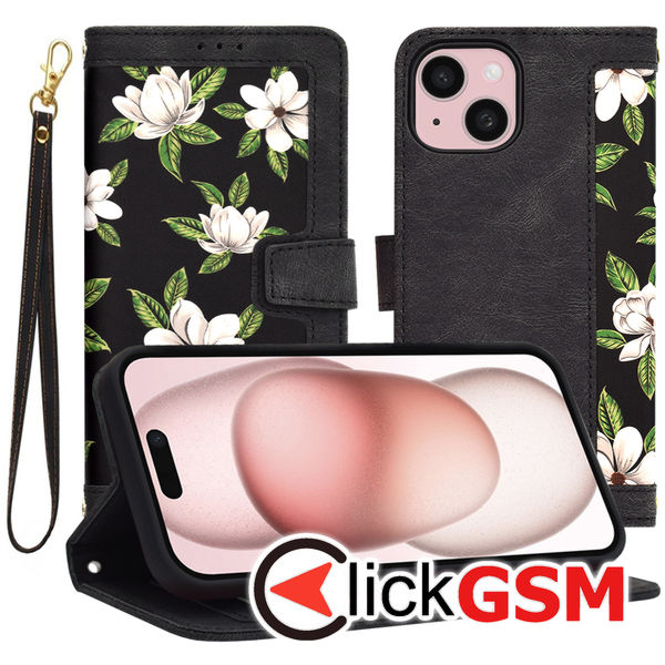 Techsuit - FlipCraft - iPhone 15 - Flowers of the Dawn