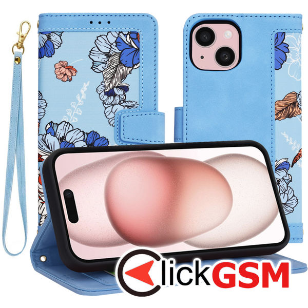 Techsuit - FlipCraft - iPhone 15 - Vibrant?Blue