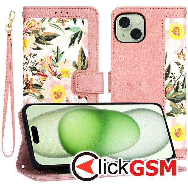 Techsuit - FlipCraft - iPhone 15 Plus - Sweetheart Pink