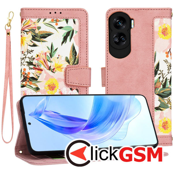 Techsuit - FlipCraft - Honor 90 Lite - Sweetheart Pink