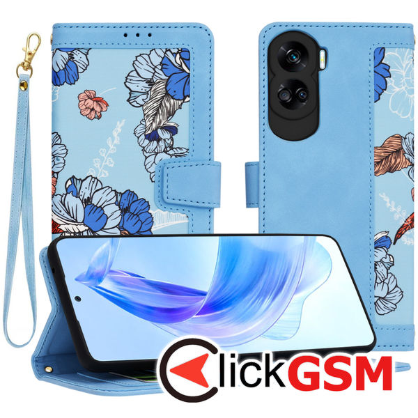Techsuit - FlipCraft - Honor 90 Lite - Vibrant?Blue