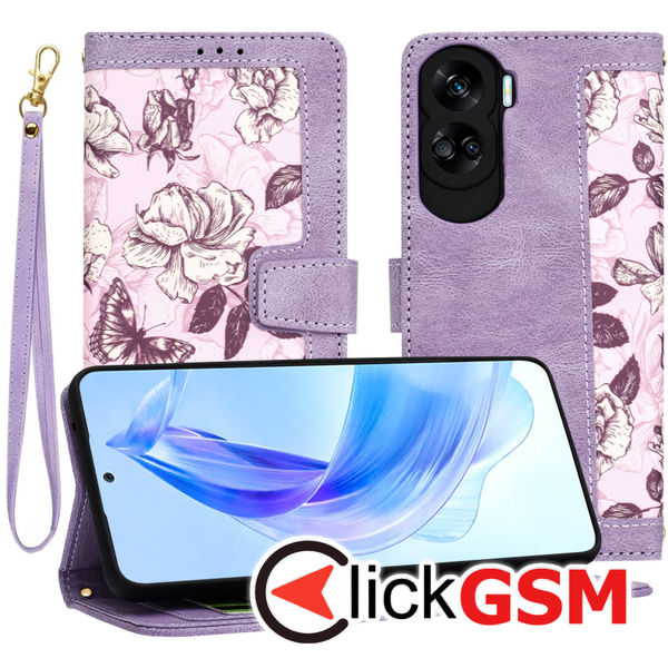 Techsuit - FlipCraft - Honor 90 Lite - Mysterious Purple