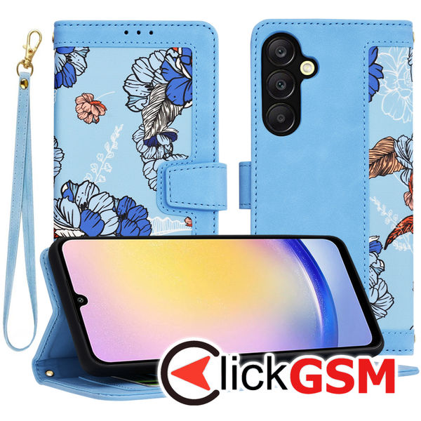 Techsuit - FlipCraft - Samsung Galaxy A25 5G - Vibrant?Blue