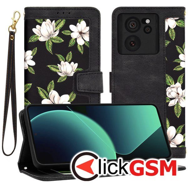 Techsuit - FlipCraft - Xiaomi 13T / 13T Pro - Flowers of the Dawn