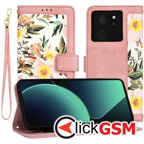 Techsuit - FlipCraft - Xiaomi 13T / 13T Pro - Sweetheart Pink