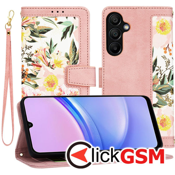 Techsuit - FlipCraft - Samsung Galaxy A15 4G / A15 5G - Sweetheart Pink