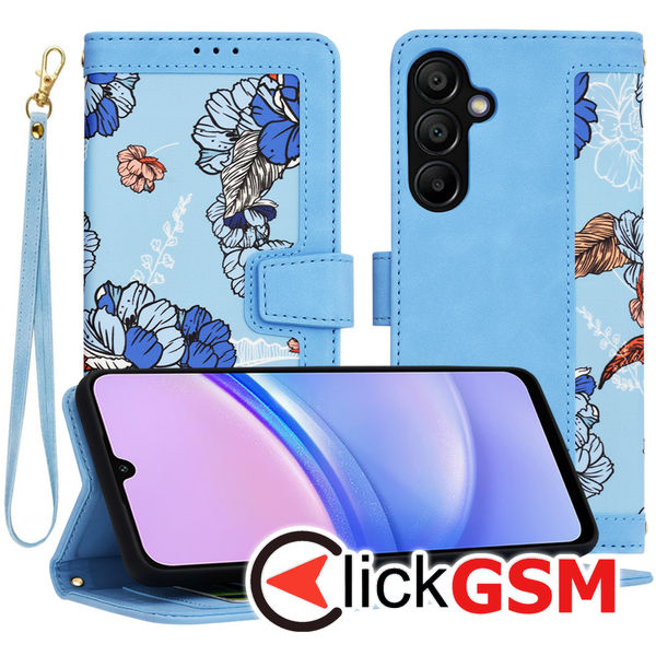 Techsuit - FlipCraft - Samsung Galaxy A15 4G / A15 5G - Vibrant?Blue