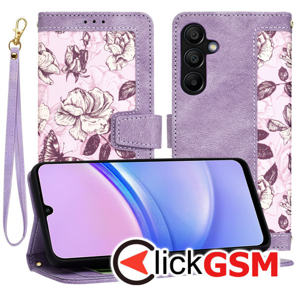 Techsuit - FlipCraft - Samsung Galaxy A15 4G / A15 5G - Mysterious Purple