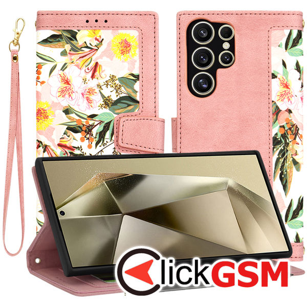 Techsuit - FlipCraft - Samsung Galaxy S24 Ultra - Sweetheart Pink