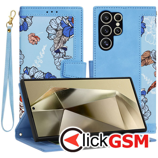 Techsuit - FlipCraft - Samsung Galaxy S24 Ultra - Vibrant?Blue