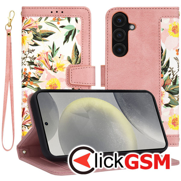 Techsuit - FlipCraft - Samsung Galaxy S24 - Sweetheart Pink
