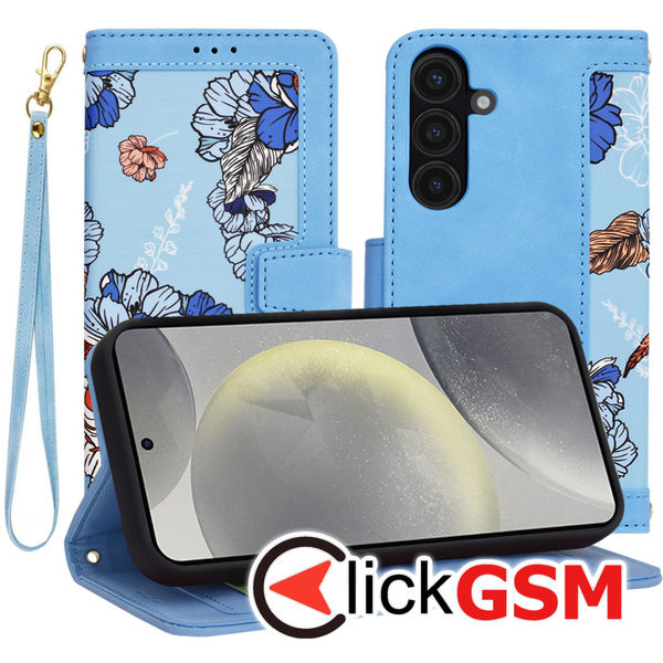 Techsuit - FlipCraft - Samsung Galaxy S24 - Vibrant?Blue