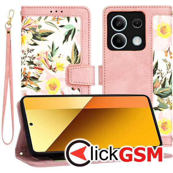 Techsuit - FlipCraft - Xiaomi Redmi Note 13 5G - Sweetheart Pink