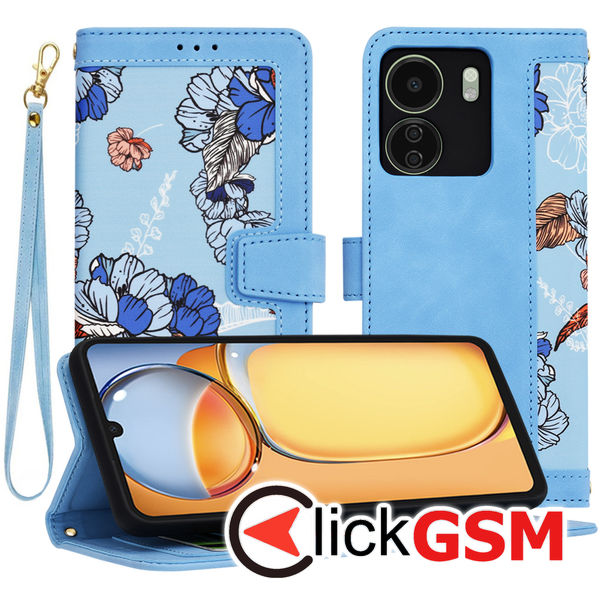 Techsuit - FlipCraft - Xiaomi Redmi 13C 4G / 13C 5G / Poco M6 / C65 - Vibrant?Blue