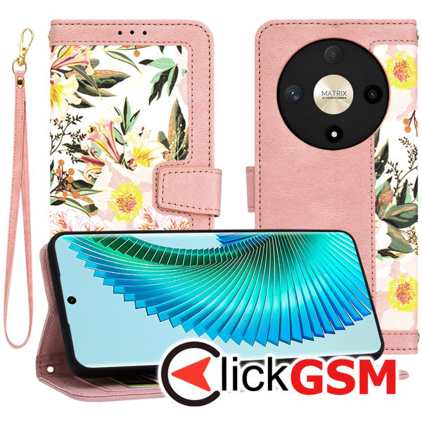 Techsuit - FlipCraft - Honor Magic6 Lite - Sweetheart Pink