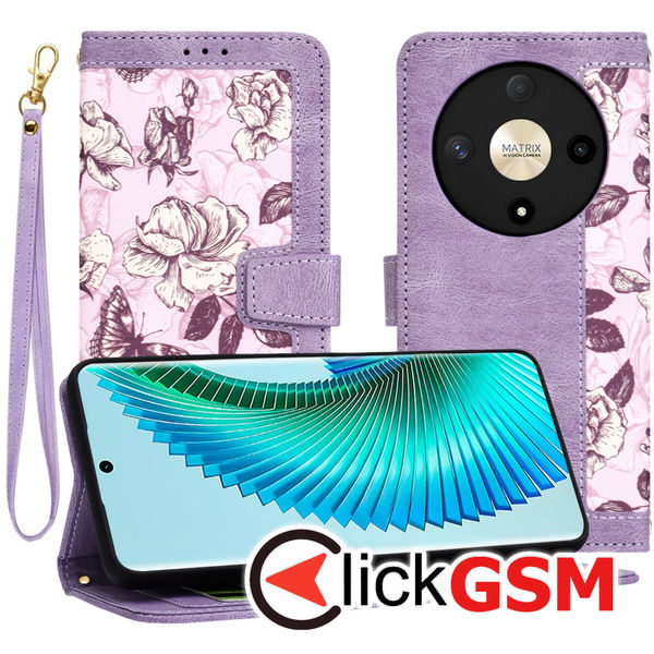 Techsuit - FlipCraft - Honor Magic6 Lite - Mysterious Purple