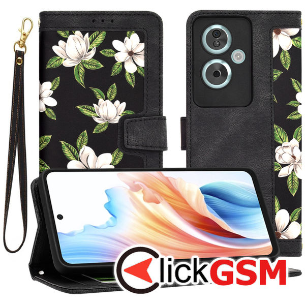 Techsuit - FlipCraft - Oppo A79 5G / OnePlus Nord N30 SE - Flowers of the Dawn