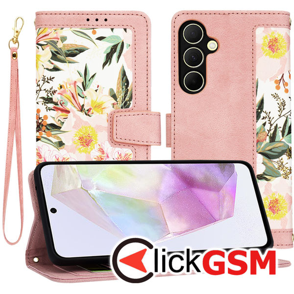 Techsuit - FlipCraft - Samsung Galaxy A35 5G - Sweetheart Pink