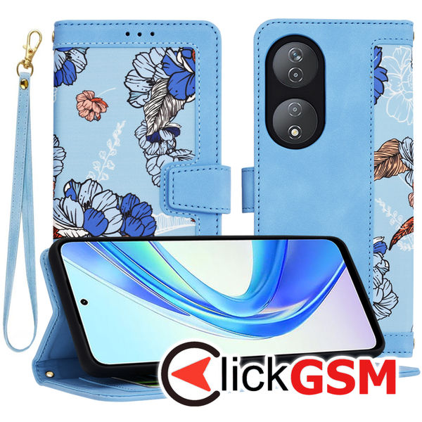 Techsuit - FlipCraft - Honor X7b / X7b 5G / 90 SMART - Vibrant?Blue