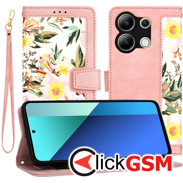 Techsuit - FlipCraft - Xiaomi Redmi Note 13 4G - Sweetheart Pink