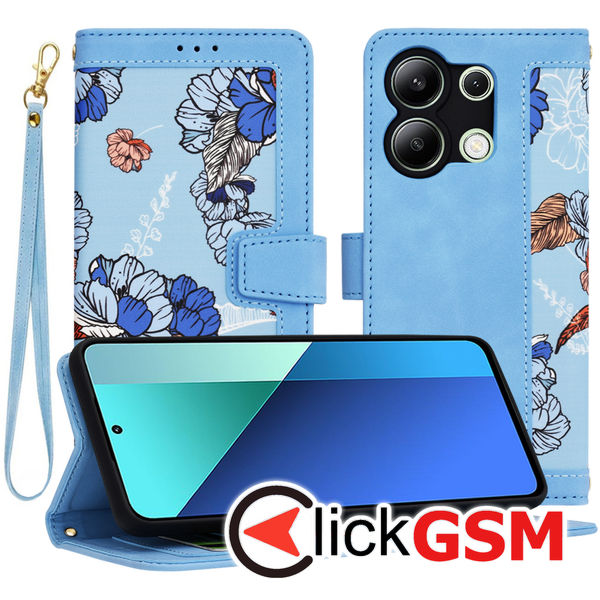 Techsuit - FlipCraft - Xiaomi Redmi Note 13 4G - Vibrant?Blue