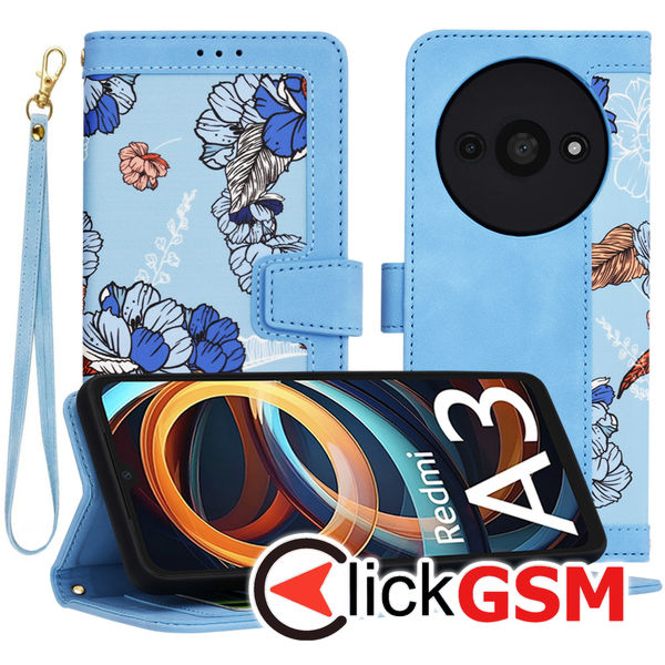 Techsuit - FlipCraft - Xiaomi Redmi A3 - Vibrant?Blue