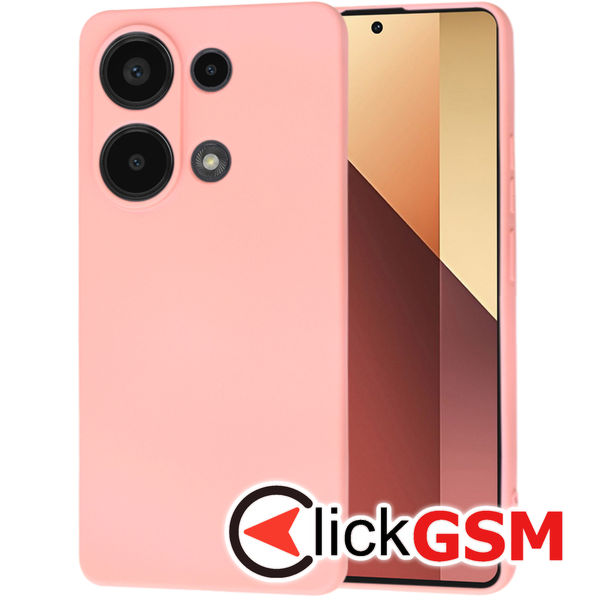 Techsuit - SoftFlex - Xiaomi Redmi Note 13 Pro 4G / Poco M6 Pro 4G - Chalk Pink