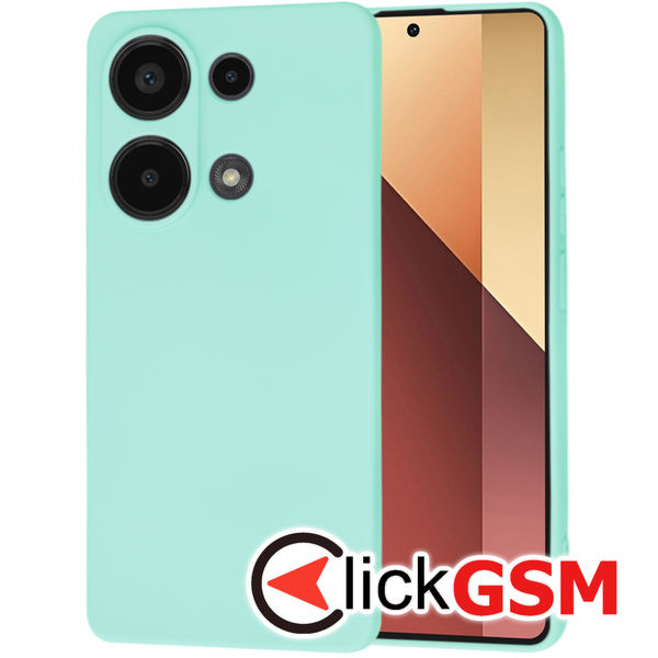 Techsuit - SoftFlex - Xiaomi Redmi Note 13 Pro 4G / Poco M6 Pro 4G - Sea Blue