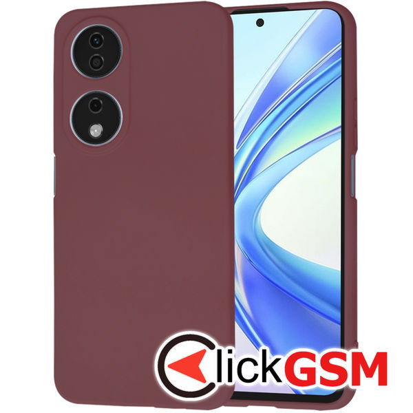 Techsuit - SoftFlex - Honor X7b / X7b 5G / 90 SMART - Plum Red