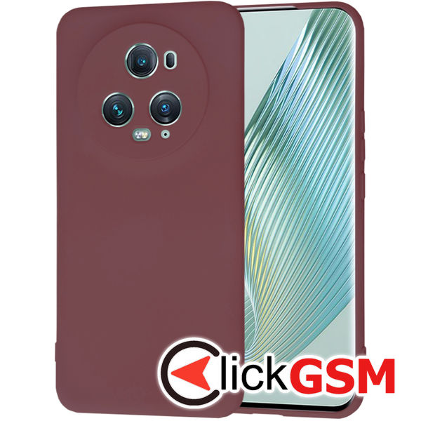 Techsuit - SoftFlex - Honor Magic5 Pro - Plum Red