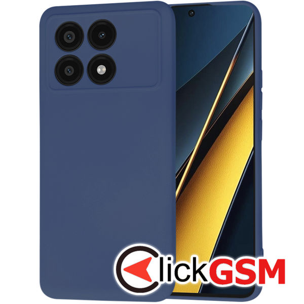 Techsuit - SoftFlex - Xiaomi Poco X6 Pro - Navy Blue
