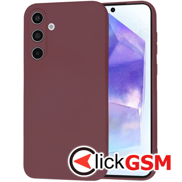 Techsuit - SoftFlex - Samsung Galaxy A55 5G - Plum Red