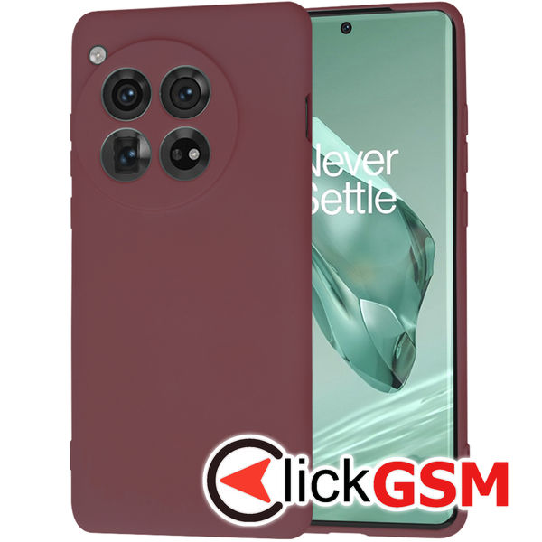 Techsuit - SoftFlex - OnePlus 12 - Plum Red