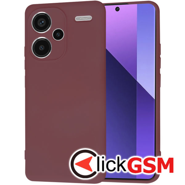 Techsuit - SoftFlex - Xiaomi Redmi Note 13 Pro+ 5G - Plum Red