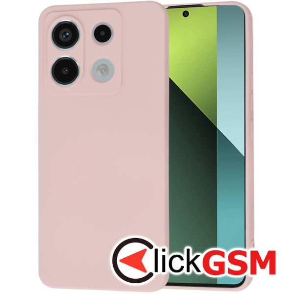 Techsuit - SoftFlex - Xiaomi Redmi Note 13 Pro 5G / Poco X6 - Pink Sand