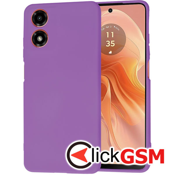 Techsuit - SoftFlex - Motorola Moto G04 / G04s - Purple