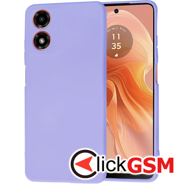 Techsuit - SoftFlex - Motorola Moto G04 / G04s - Light Purple