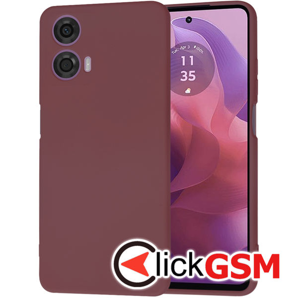 Techsuit - SoftFlex - Motorola Moto G24 - Plum Red