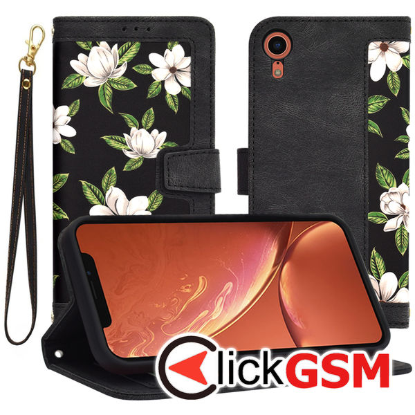 Techsuit - FlipCraft - iPhone XR - Flowers of the Dawn