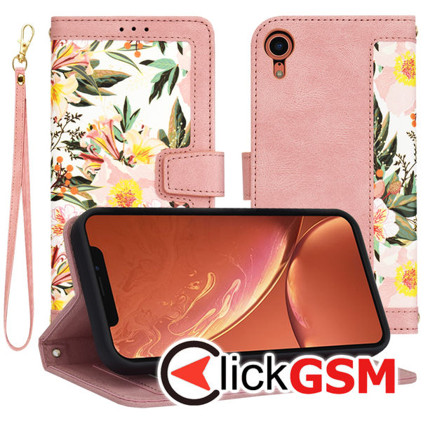 Techsuit - FlipCraft - iPhone XR - Sweetheart Pink