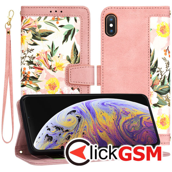 Techsuit - FlipCraft - iPhone XS Max - Sweetheart Pink