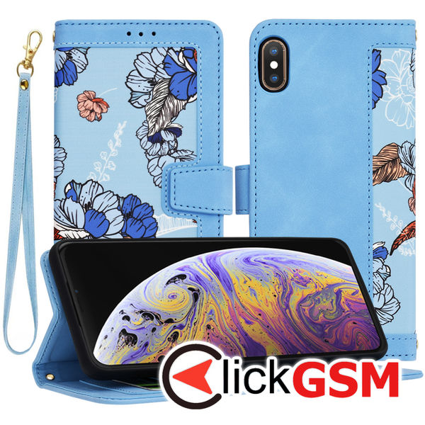 Techsuit - FlipCraft - iPhone XS Max - Vibrant?Blue