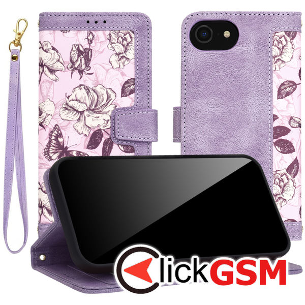 Techsuit - FlipCraft - iPhone SE 4 2024 - Mysterious Purple