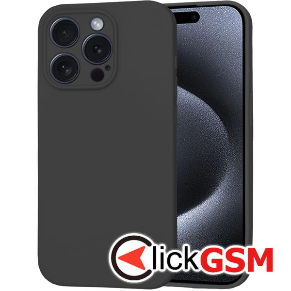 Techsuit - SoftFlex - iPhone 15 Pro - Black