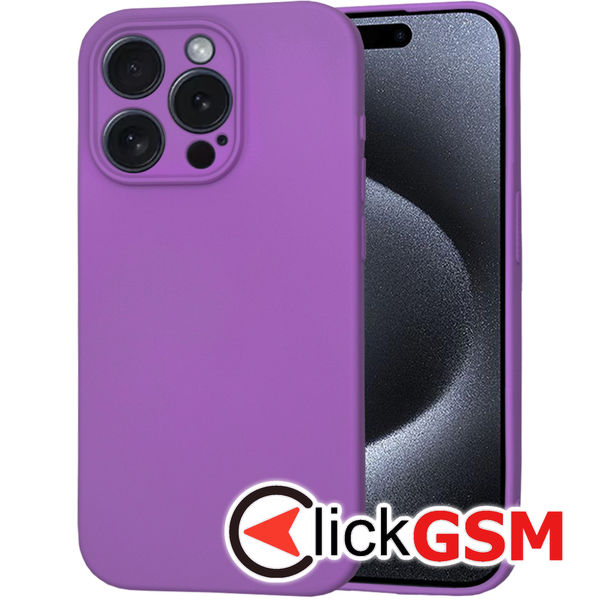 Techsuit - SoftFlex - iPhone 15 Pro - Purple