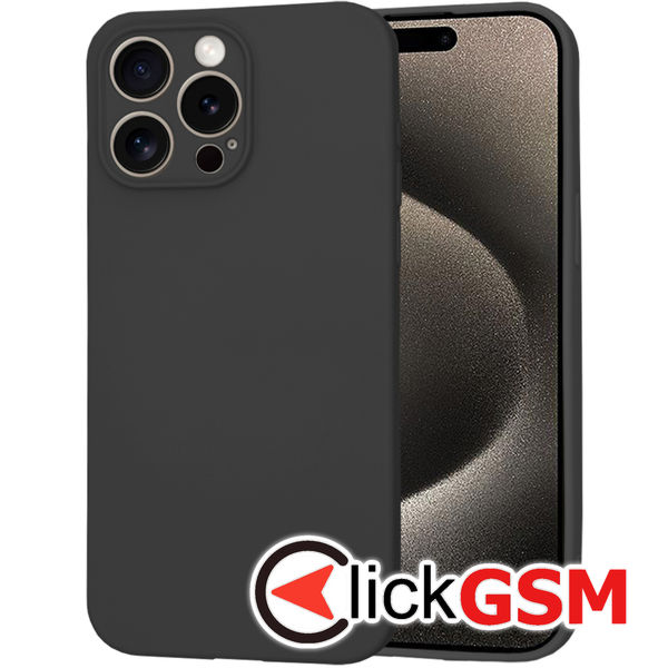 Techsuit - SoftFlex - iPhone 15 Pro Max - Black