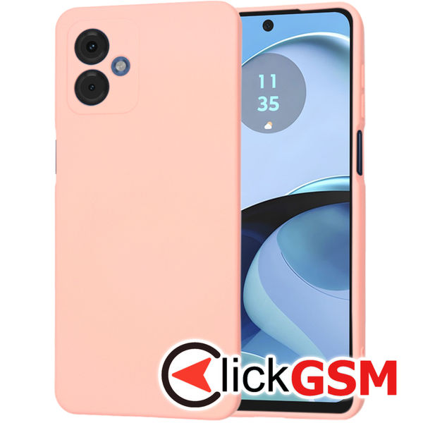 Techsuit - SoftFlex - Motorola Moto G14 - Chalk Pink