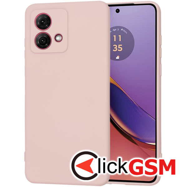 Techsuit - SoftFlex - Motorola Moto G84 - Pink Sand