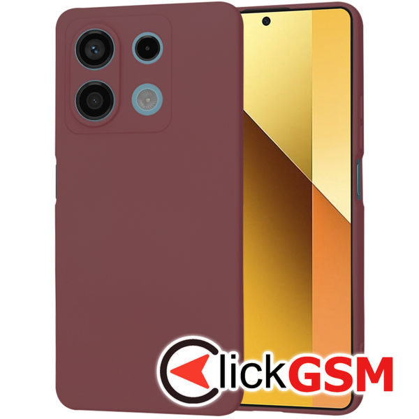 Techsuit - SoftFlex - Xiaomi Redmi Note 13 5G - Plum Red