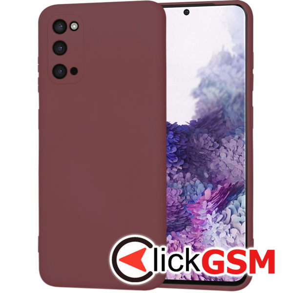 Techsuit - SoftFlex - Samsung Galaxy S20 4G / S20 5G - Plum Red